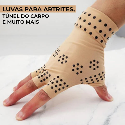 Guante Magnético para Artritis, Túnel Carpiano, Tendinitis o Cualquier Dolor