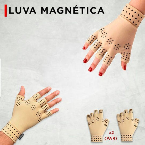 Guante Magnético para Artritis, Túnel Carpiano, Tendinitis o Cualquier Dolor